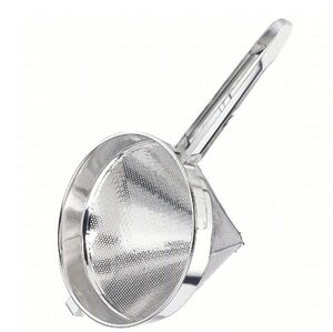 Crestware 12" Coarse Stainless Steel China Cap Strainer.Professional Grade Mesh